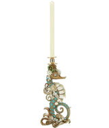 Mark Roberts 15" Jeweled Seahorse Finial Candle Holder