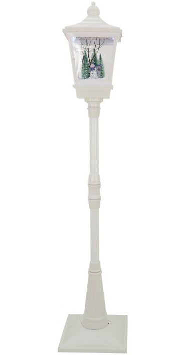 Mark Roberts 72" Snowing Snowman Lamp Post