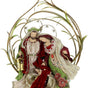 Mark Roberts 29" Red Holy Family With Creche