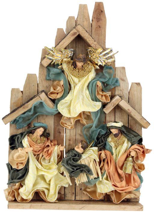 Mark Roberts 17.5" Holy Family With Angel