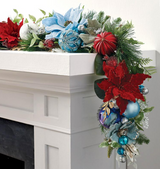 Mark Roberts 60" Blue & White Garland