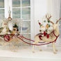 Mark Roberts Mistletoe Santa With Deer & Carriage