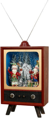 Mark Roberts 23" Old Fashioned TV With Elves