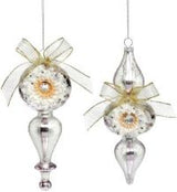Mark Roberts 7" & 8" Vintage Pearl Finial Ornament Box of 6