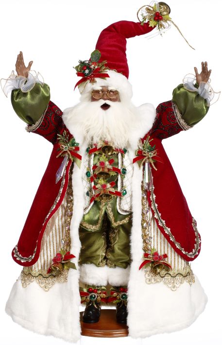 Mark Roberts 24.5" African American Holly and Ivy Santa