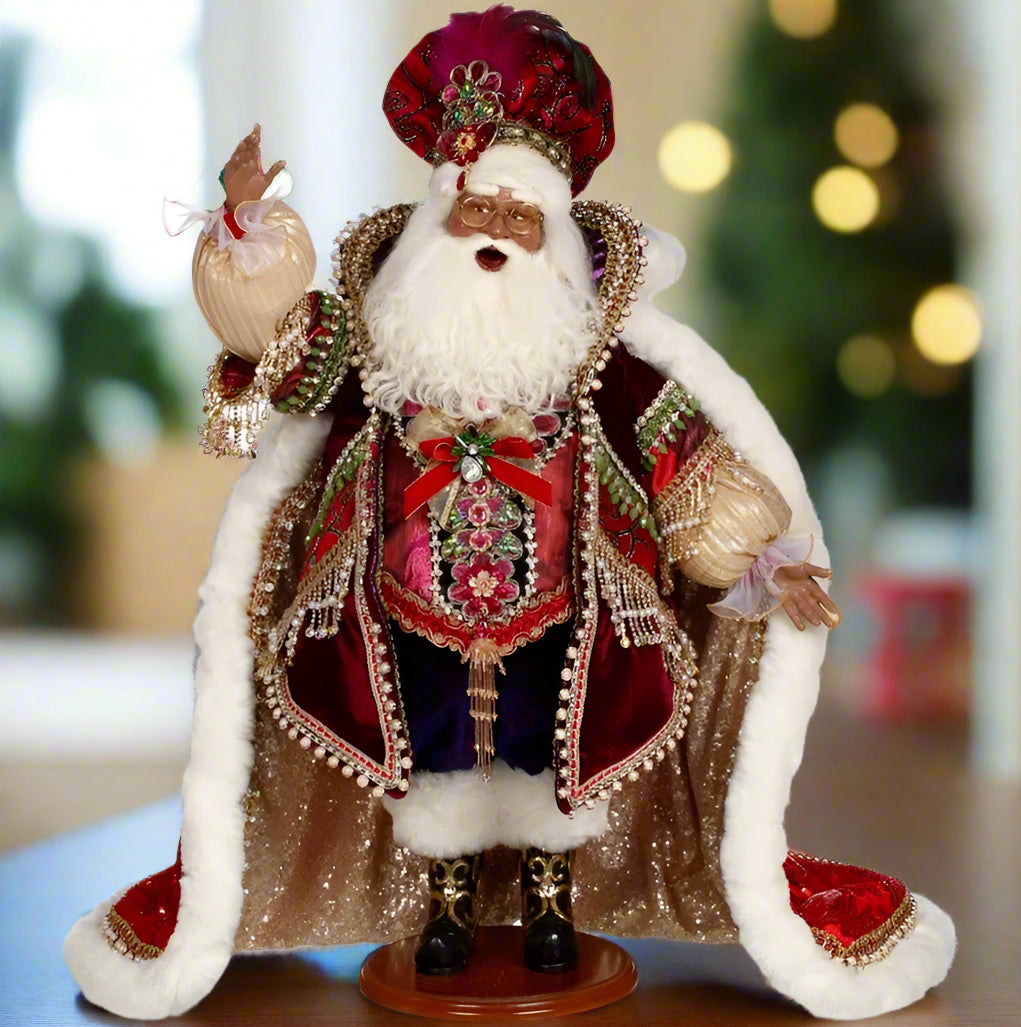 Mark Roberts Papá Noel joya afroamericano de 23"