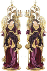 Mark Roberts 26" Standing Angel With Creche Assorted Set Of 2