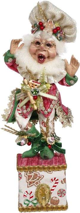 Mark Roberts 14" Pastry Maker Elf Stocking Holder
