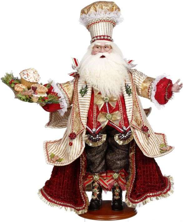 Mark Roberts 26" Tasty Cuisine Santa