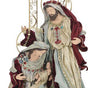 Mark Roberts 41.5" Red Holy Family On Creche