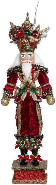 Mark Roberts 2 FT Deck The Halls Nutcracker