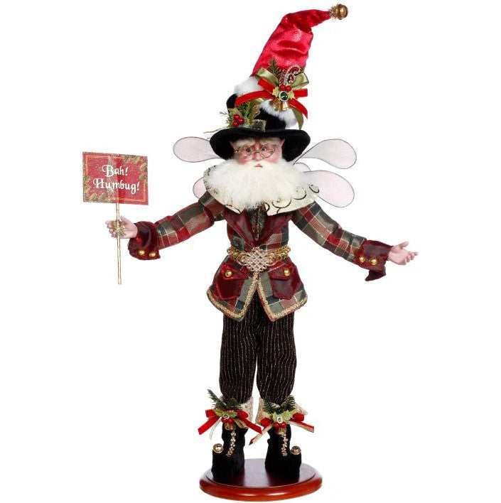 Mark Roberts 21" Bah Humbug Fairy On Base Collector's Edition