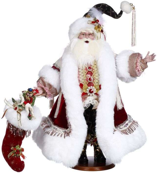 Mark Roberts 27" Santa With Stocking