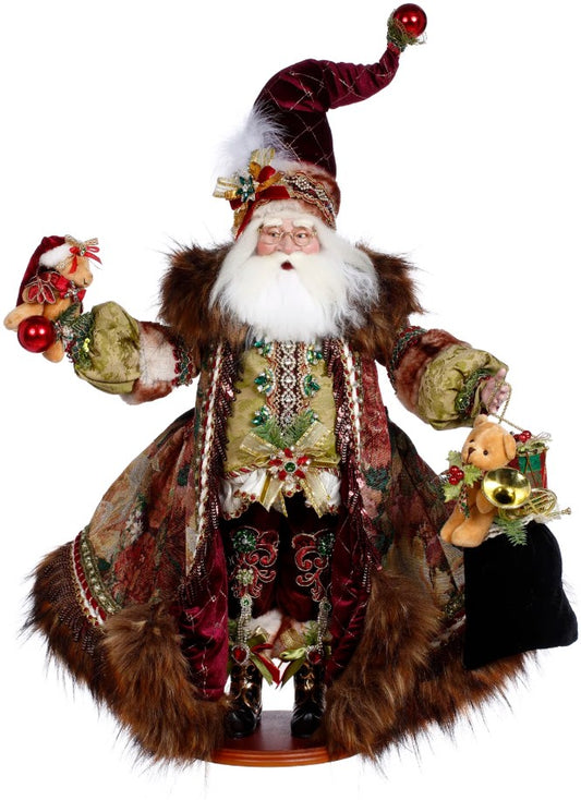 Mark Roberts Papá Noel con osito de peluche de 24"
