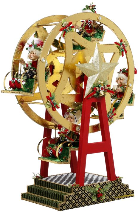 Mark Roberts 36.5" North Pole Ferris Wheel With Elf