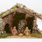 17" X 8" X 11" Holy Family Stable