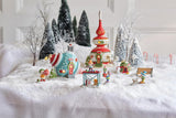 North Pole Village Friends & Neighbor Set Of 3