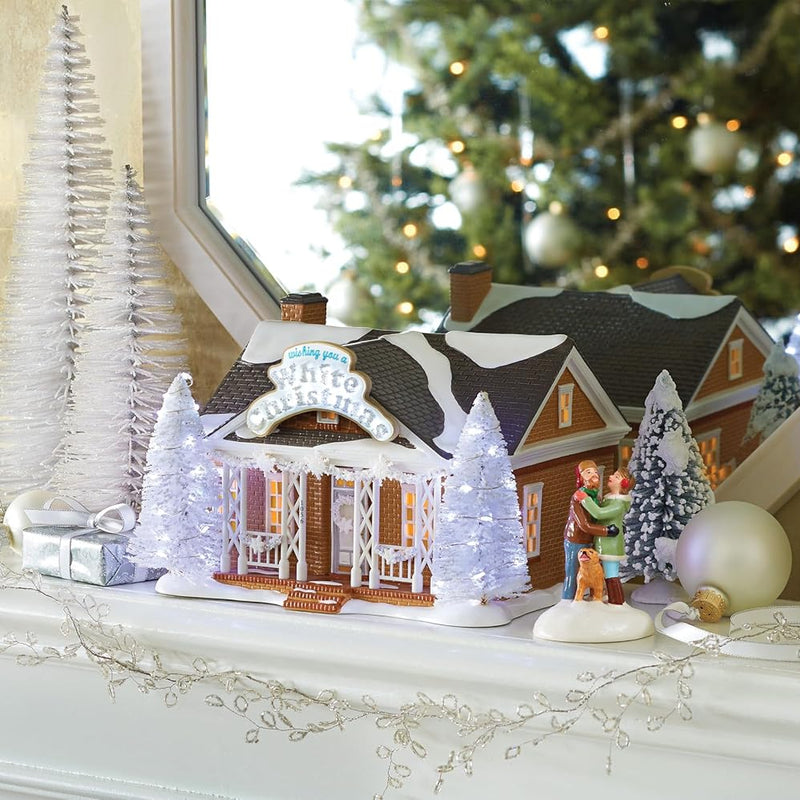 Snow Village 1056 Carril de Navidad