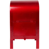 1.7 FT Red Santa Mailbox