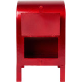 1.7 FT Red Santa Mailbox
