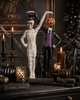 19" Skull & Pumpkin Head Figurines