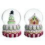 5" Christmas Candy Water Globe Assorted Set Of 2