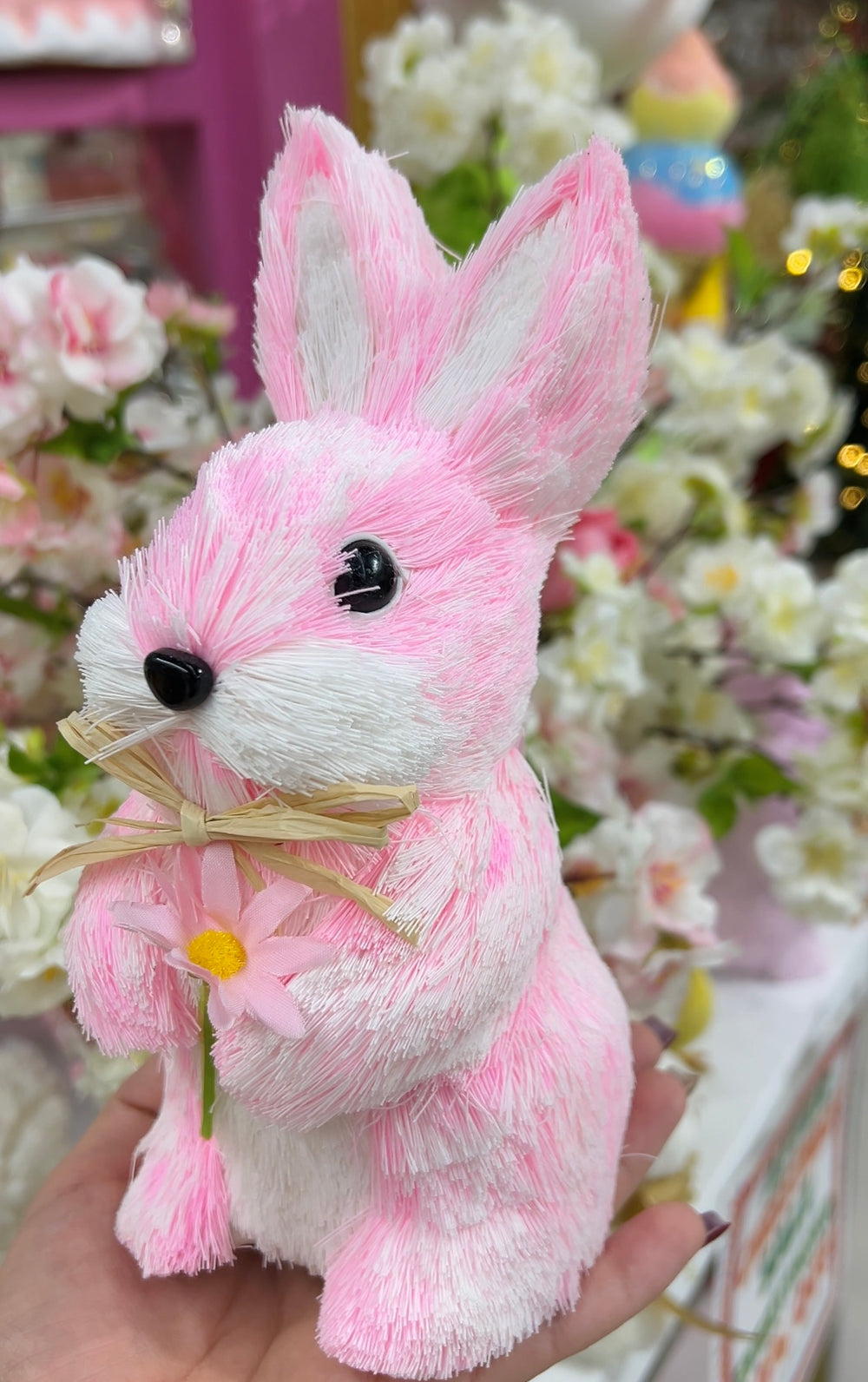 8" Bright Easter Bunny Assorted Set Of 3