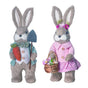 13" Easter Cottage Bunny Assorted Set Of 2