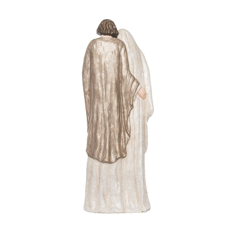 27" Lighted Ivory And Gold  Holy Family Figure Battery Operated