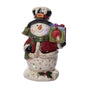 11" LED Musical Snowman With Gift Box