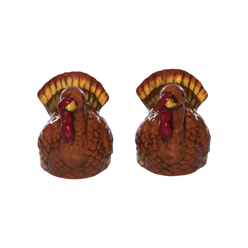 3" Turkey Salt & Pepper Shaker Set Of 2
