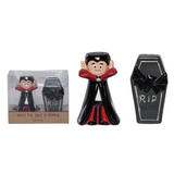 3" Dracula & Bat Shaker Set Of 2