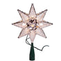 8" LED Clear Star Tree Topper