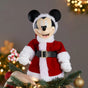 Adorno para árbol de Papá Noel de Mickey Mouse de 10"