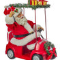 11" Santa Driving Golf Cart
