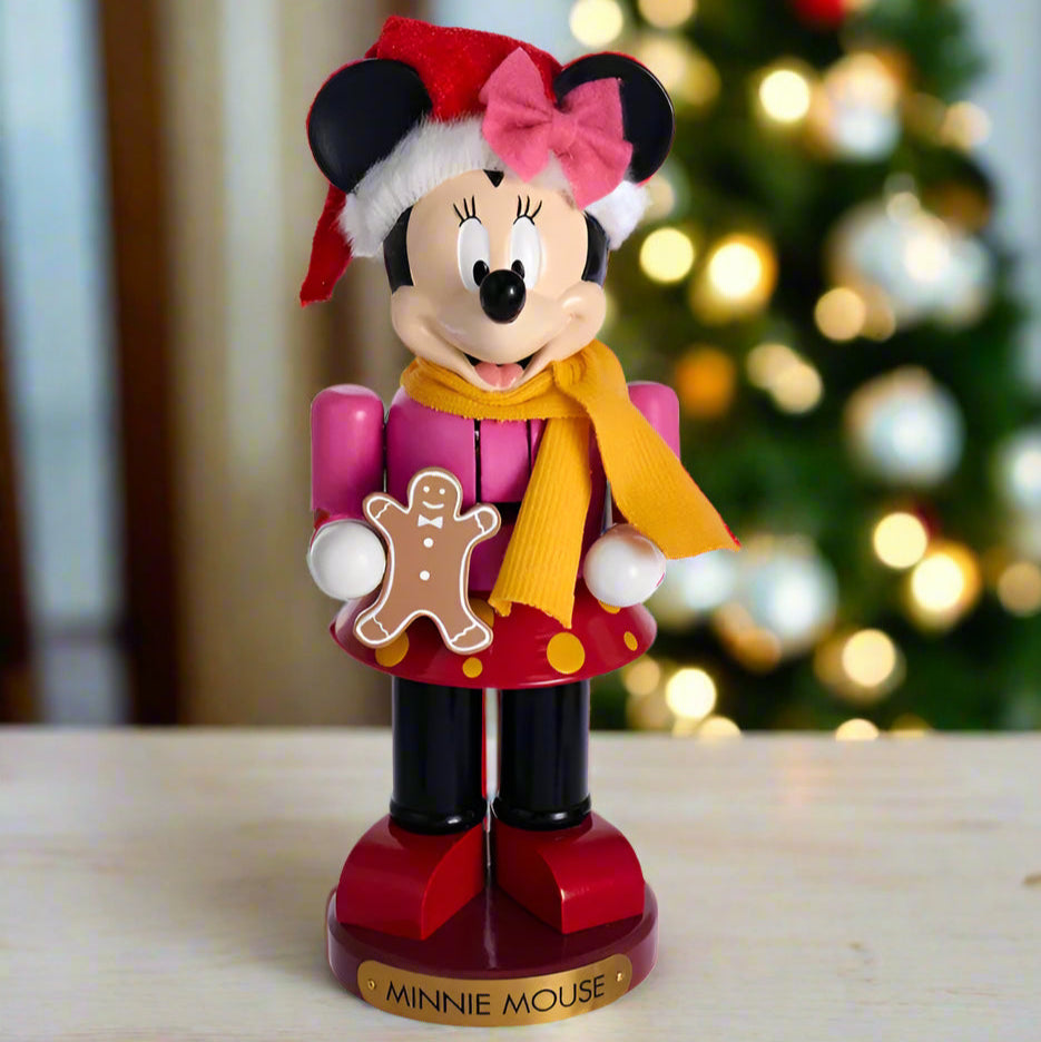 10" Disney© Minnie Mouse With Gingerbread Doll Nutcracker