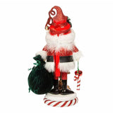 12" Hollywood Chubby Santa With Puppy Nutcracker