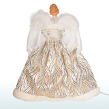14" Lighted Gold & Silver Angel Tree Topper