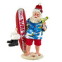 11" Beach Santa with Surfboard
