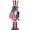 15" African American Patriotic Nutcracker