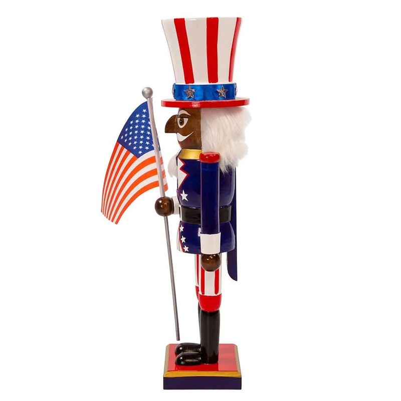 15" African American Patriotic Nutcracker