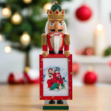 15" King Nutcracker Picture Frame