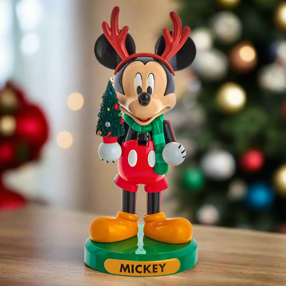 6" Disney© Mickey Mouse With Tree Nutcracker