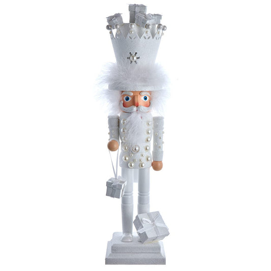 18" Winter King Nutcracker Bearing Gifts