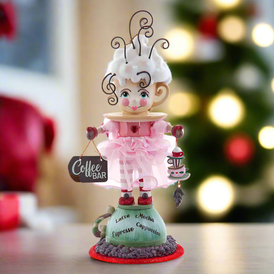 12" Hollywood Coffee Girl Nutcracker