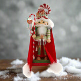 15" Hollywood Gingerbread Candy Santa Nutcracker
