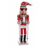 15" Ski Santa Nutcracker