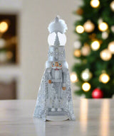 22" Hollywood Musical Silver Nutcracker Battery Operated