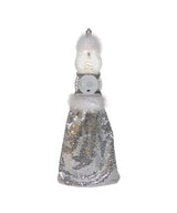 22" Hollywood Musical Silver Nutcracker Battery Operated