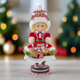 19.5" Hollywood Mrs. Claus Gingerbread Nutcracker